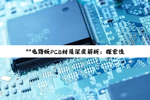 **电路板PCB材质深度解析：探索性能、应用与未来趋势**