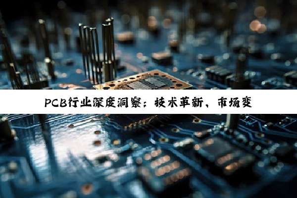 PCB行业深度洞察：技术革新、市场变迁与领军企业概览